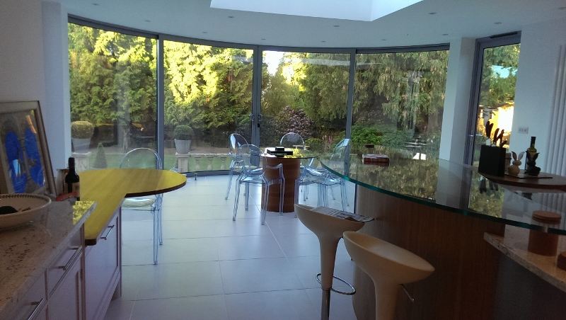 Curved Glass Doors