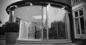 Curved Glass Sliding Doors Conservatory