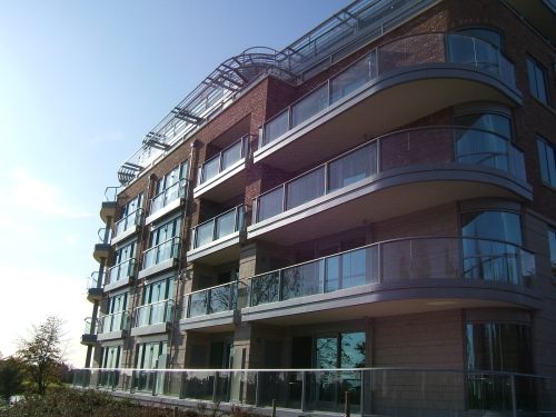 balconies over the river Trent 11
