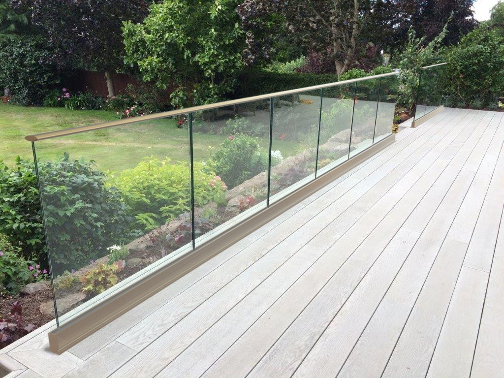 Frameless Glass Balustrade with handrail