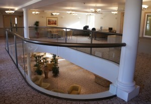 A ‘Well’ Glass Balustrade by Balcony Systems