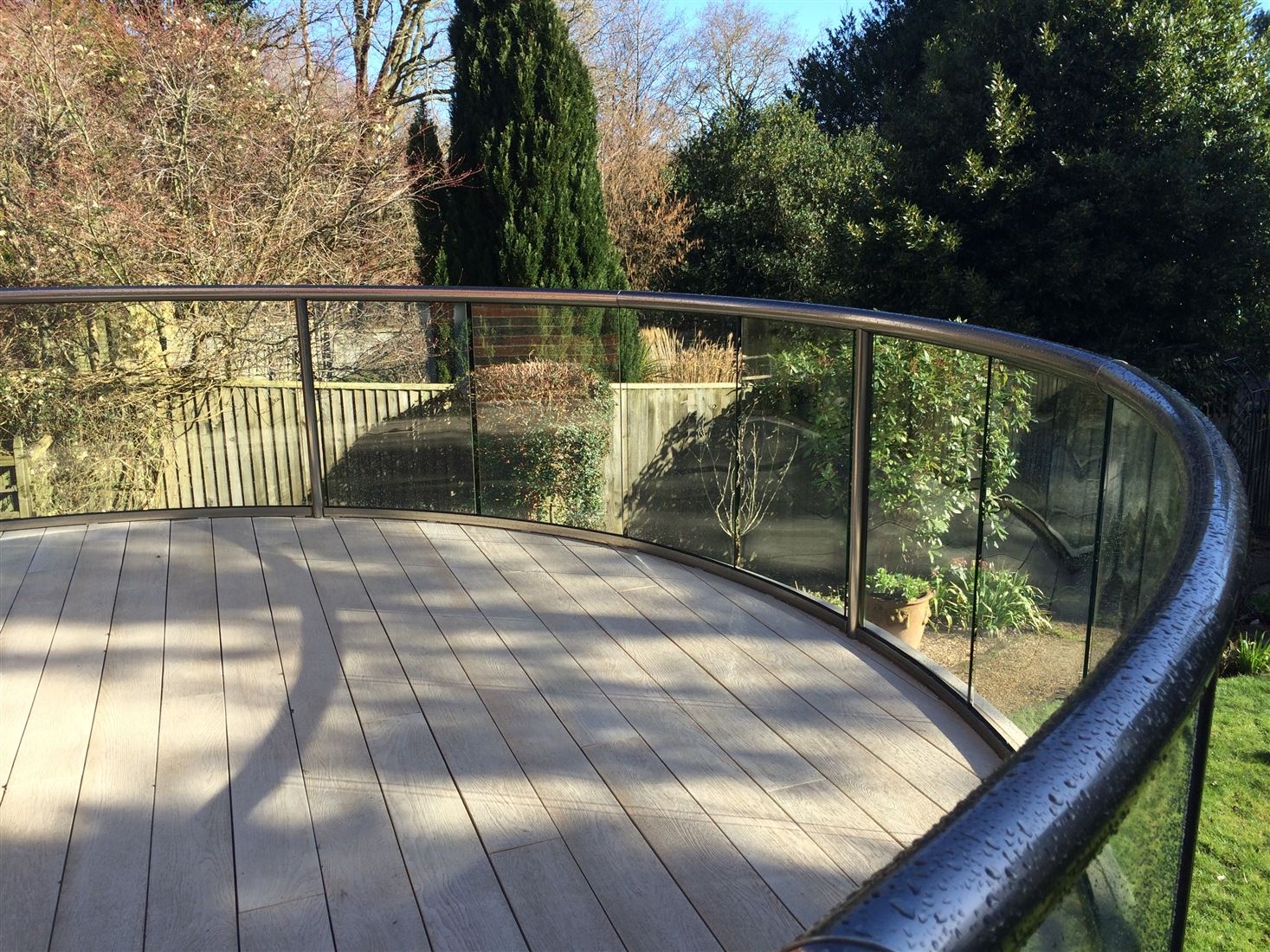 Composite Decking and Royal Chrome Balustrade