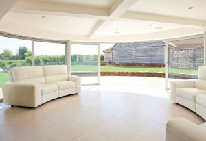 Curved Patio Doors Inside Look