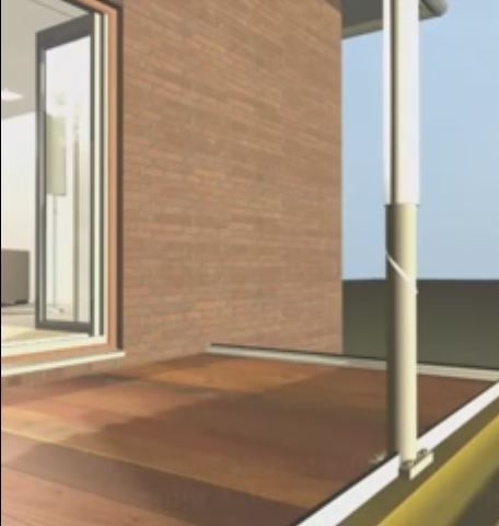 Glass Balustrades Two-Part Telescopic Post System