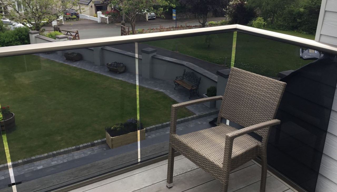 Corner Glass Balustrade