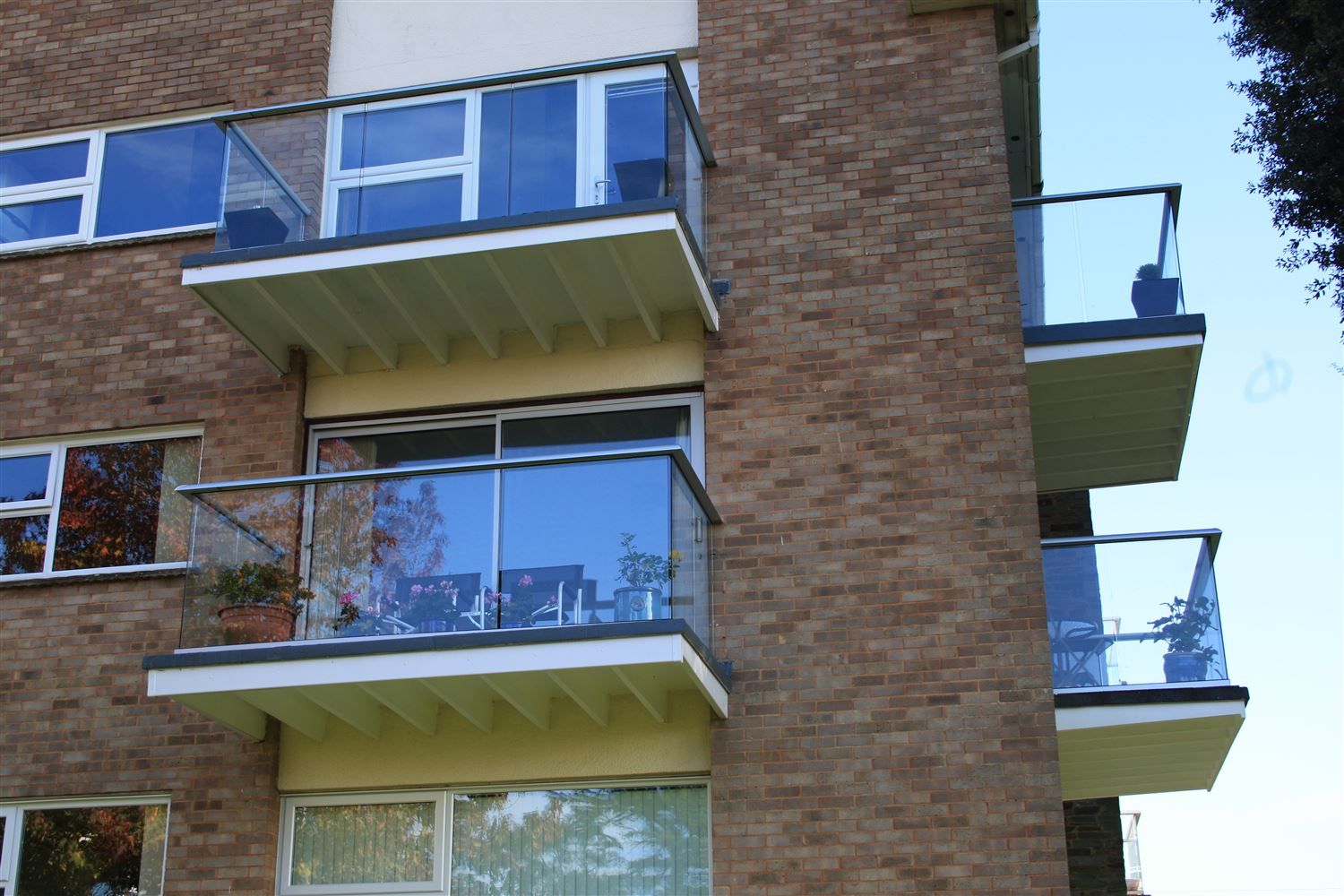 Glass Balconies in Devon