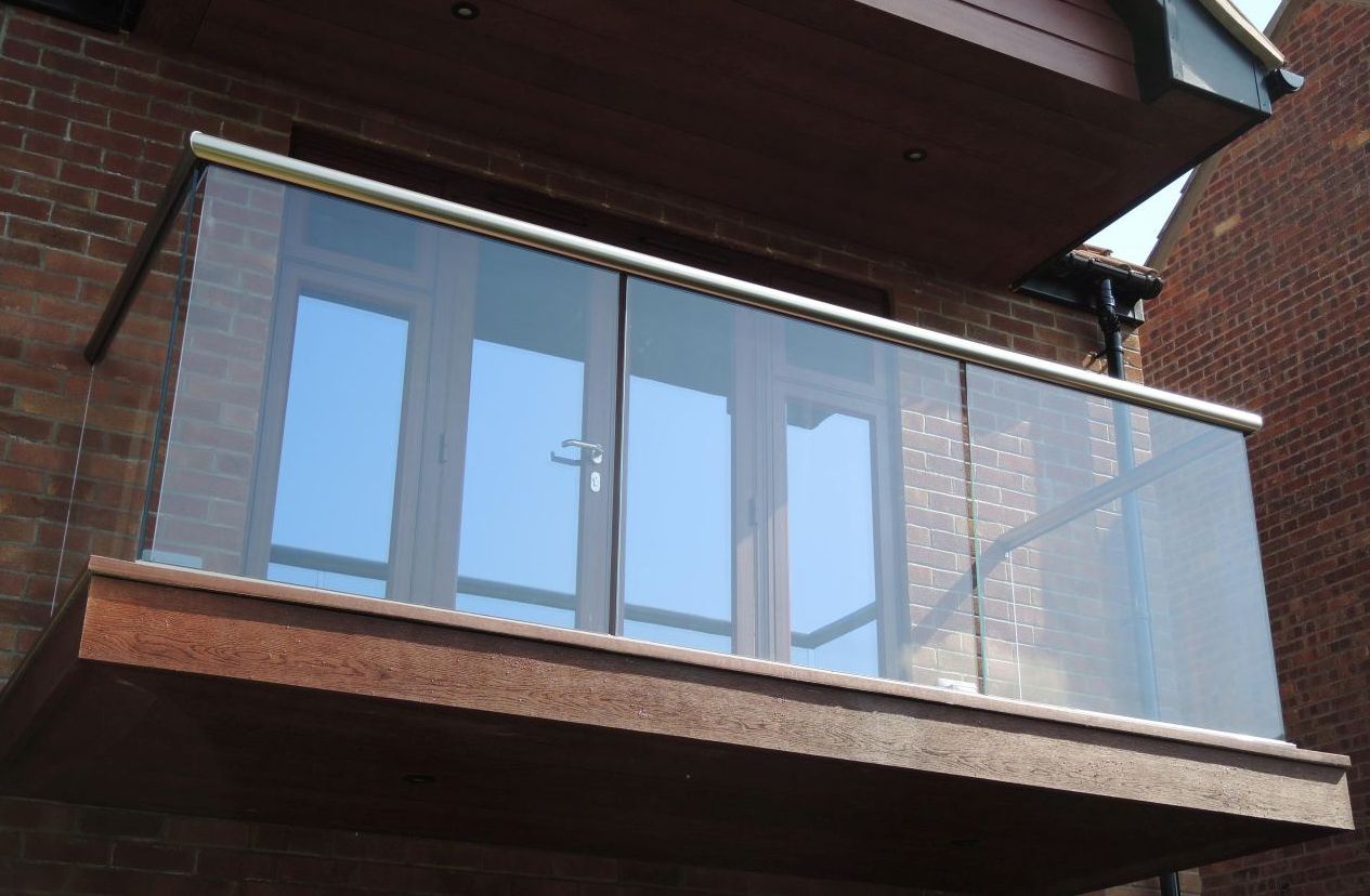 Glass Balusreade in Essex | Glass Railing | Orbir Glass ...